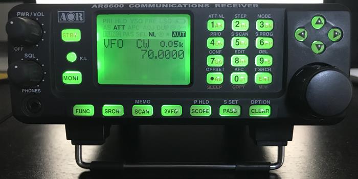 SCANNER RADIO RICEVITORE AOR AR-8600 MARK2 su   telecomunicazioni e ricetrasmettitori